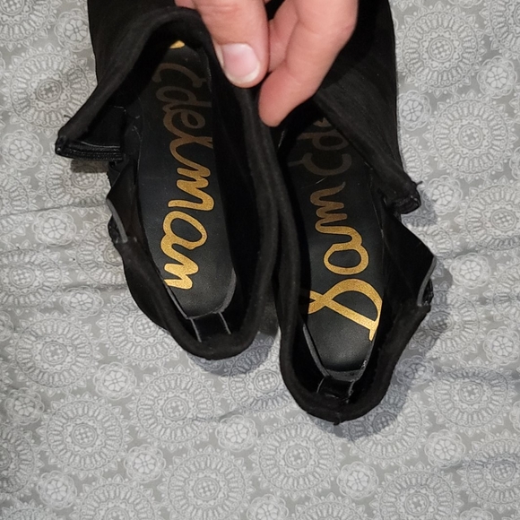 Sam Edelman Sia Bootie Black Suede 9 1/2 - Picture 4 of 7